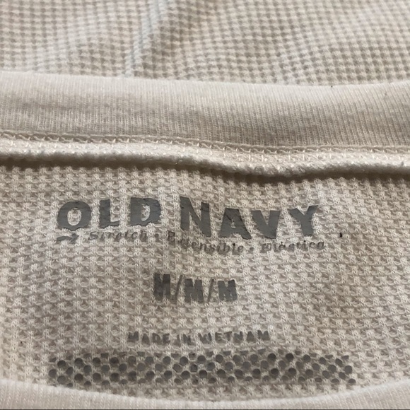 Old Navy Waffle Seasalt Long Sleeve Tee. M - Picture 3 of 5